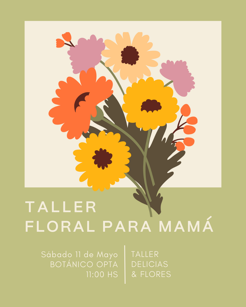 Taller floral para mamà