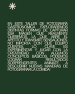 Taller de fotografía gastronómica 📸🍽️