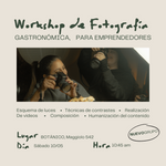 Workshop de fotografía gastronómica 📸🍽️
